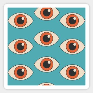 full of eyes Sticker